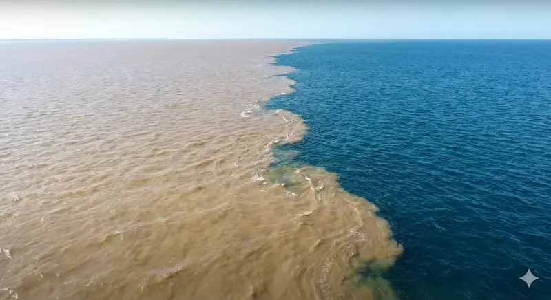 Gulf of Alaska water mixing border