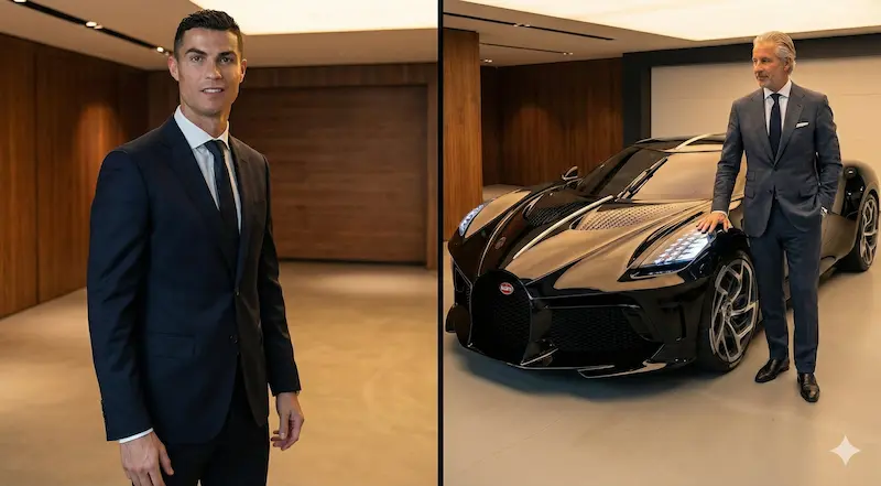 Bugatti La Voiture Noire real owner