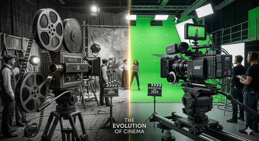 భారతీయ సినిమా చరిత్ర – పాత ఫిల్మ్ కెమెరా నుండి ఆధునిక డిజిటల్ VFX వరకు