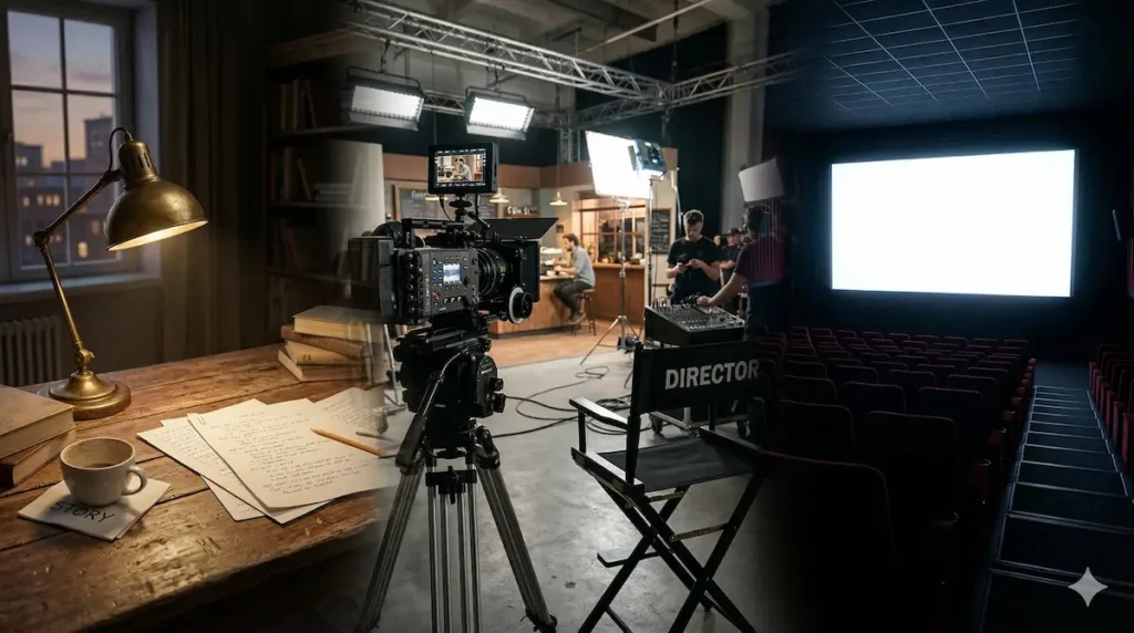 కథ నుండి రిలీజ్ వరకు ఒక సినిమా ఎలా తయారవుతుంది అని చూపే చిత్రం